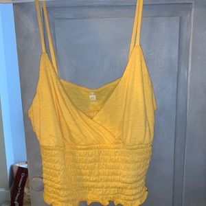 ⭐️Pac sun me to we yellow cropped tank
